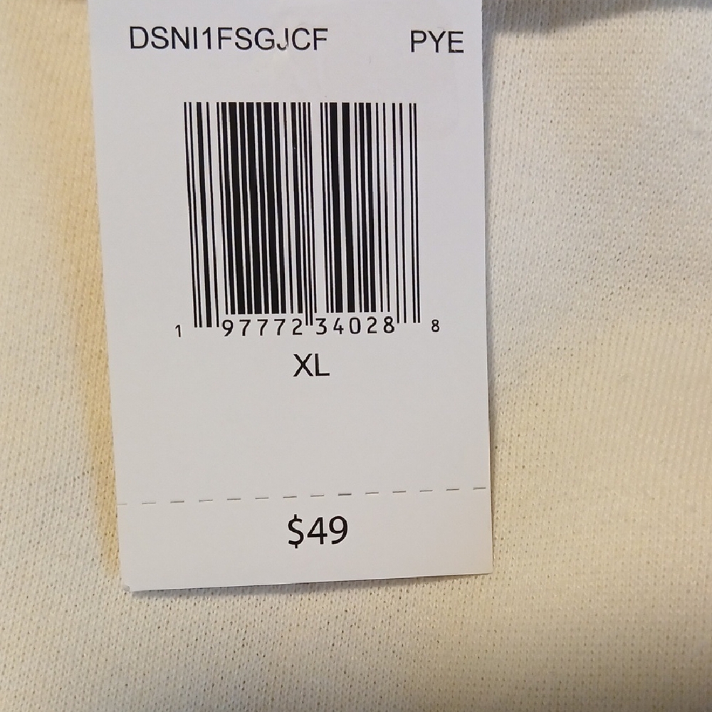 Cream Zip Up Sweater with Number Design - Picture 8 of 8